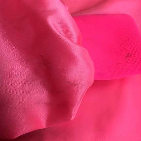 50's Style Pink Satin Bomber Poodle Style Jacket  Mac's Diner Vtg  2XL - Picture 13 of 13
